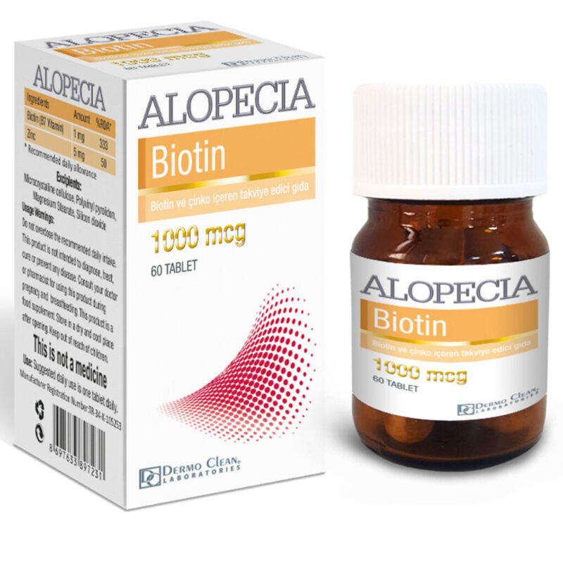 Alopecia Biotin 1000 mcg - HD ilaç Kozmetik Medikal San. Tic. A.Ş